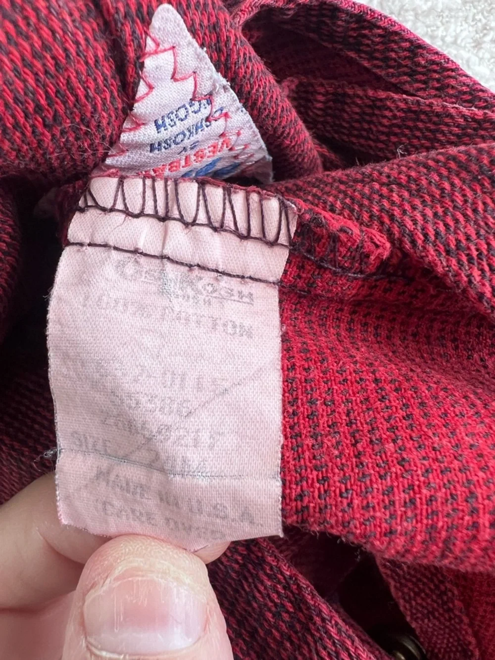 Osh Kosh B’Gosh Vintage Retro‎ Red Cotton Overalls Infant Size 24 Months